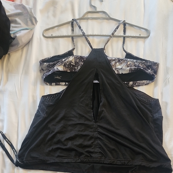 Nike Black and Gray Women's Swimwear - Picture 4 of 7